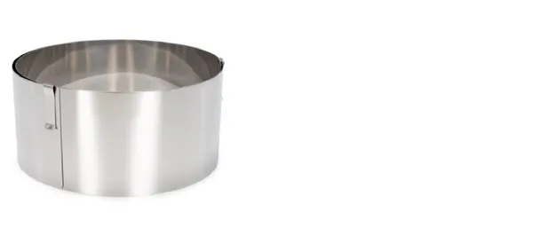 Konditorejas gredzens, regulējams, D 13 - 31 cm, H 8cm