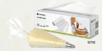 Konditorejas maisi PE, 80 mik.,530x285mm, 100gab, 557105