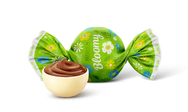 Konfektes ROSHEN Bloomy, ar šokolādes pildījumu, 1kg