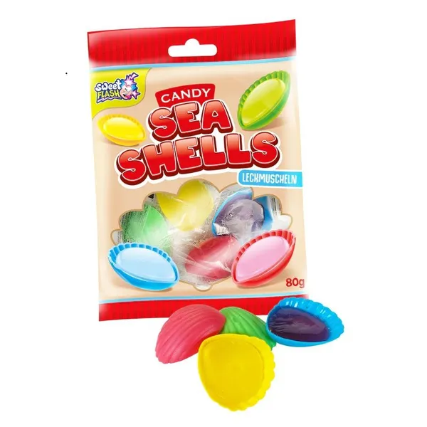 Konfektes SWEET FLASH Seashells, 80g