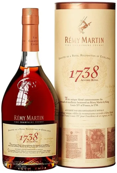 Konjaks REMY MARTIN 1738 Accord Royal, 40%, 0.7 l