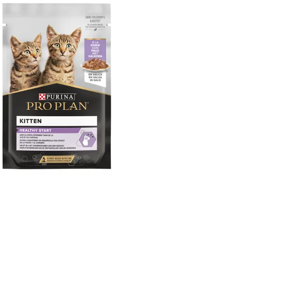 Konservi  kaķēniem PRO PLAN Healthy Start, ar tītara gaļu, 85g