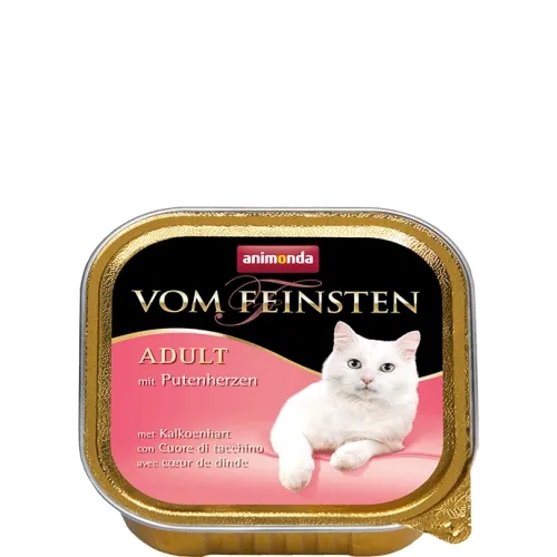 Konservi kaķiem ANIMONDA Gaļa, tītara sirds, 100g