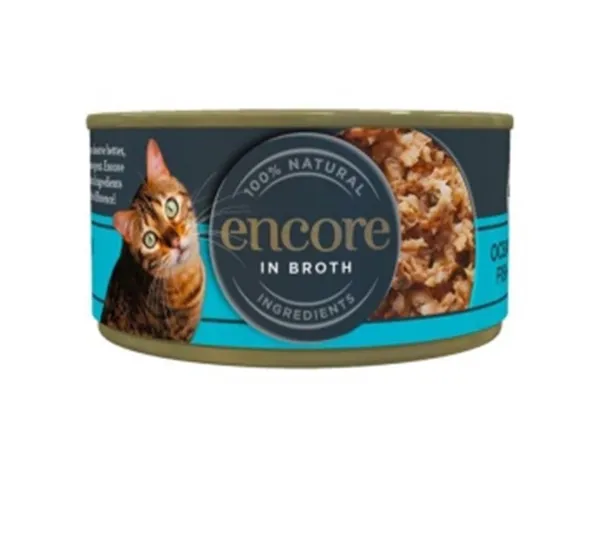 Konservi kaķiem ENCORE okeāna zivs, 70g