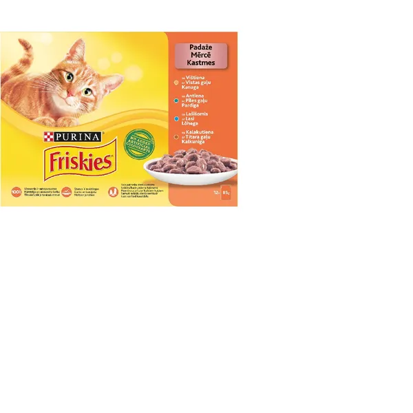 Konservi kaķiem FRISKIES, 12x85g