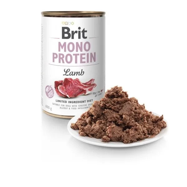 Konservi suņiem BRIT CARE Mono Protein Lamb, 400g
