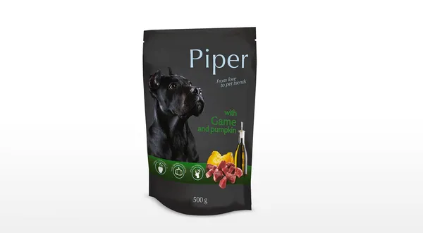 Barība suņiem Piper Medījums,ķirbis 0.5kg
