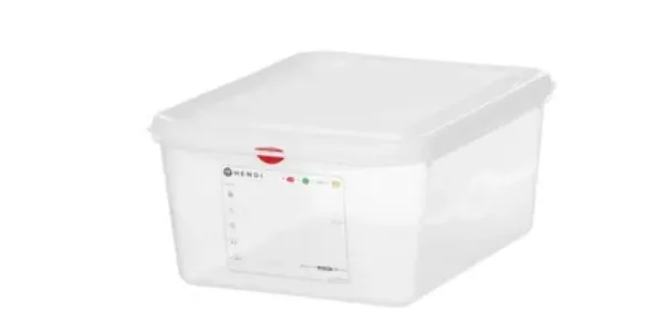 Konteiners GN 1/2, polipropilēna, 10L, caurspīdīgs, 325x265x(H)150mm, 873274