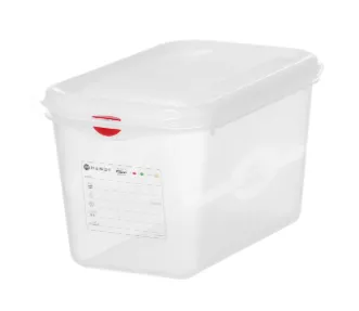 Konteiners GN 1/4 no polipropilēna, 4,3L, caurspīdīgs, 265x162x(H)150mm, 873212