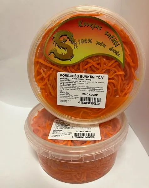 Korejiešu burkāni "Ča", 400g, gab