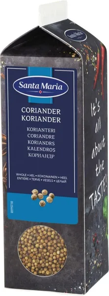 Koriandrs, vesels, 270 g, Santa Maria, Tetrapaka
