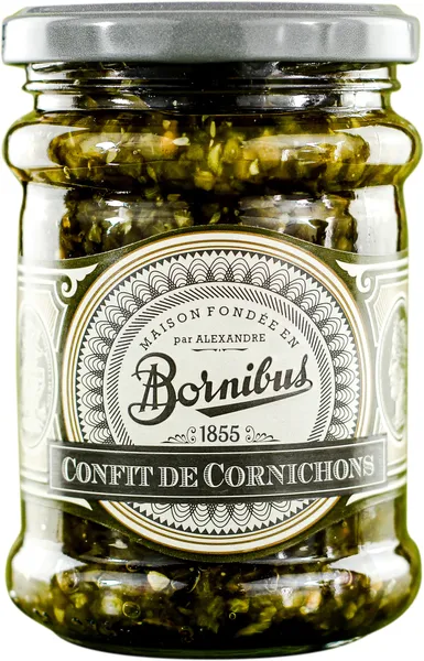 Kornišonu konfits BORNIBUS, 250g