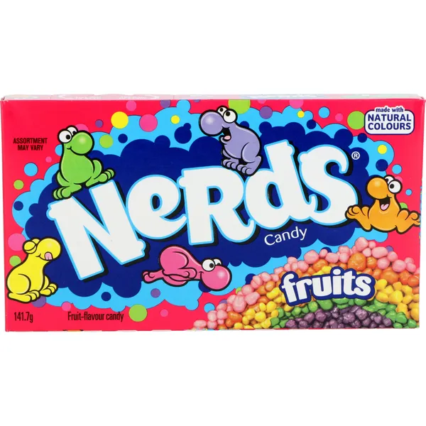 Košļājamās konfektes NERDS Fruits, 141.7g