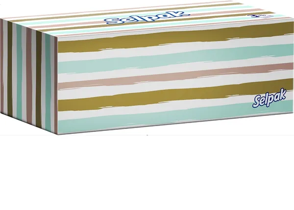 Kosmētiskās salvetes SELPAK Maxi, 3 slāņi, 100gab