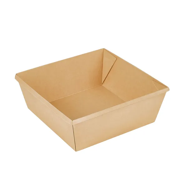 Kraft kartona kārba 1250/b, 165x165x65mm, 1250ml, kraft, 1.18kg, 50gab