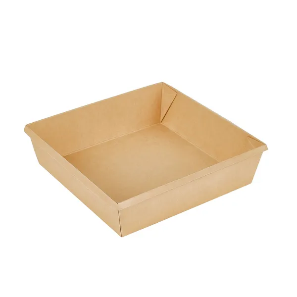 Kraft kartona kārba 950/b, 165x165x45mm, 950ml, kraft, 1.18kg, 50gab