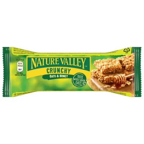 Kraukšķīgs graudaugu batoniņš NATURE VALLEY ar auzām un medu, 42g