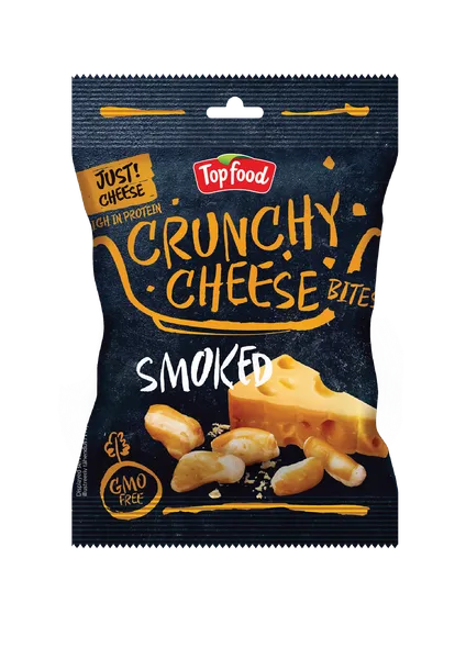 Kraukšķīgs siers TOP FOOD, kūpināts, 25 g