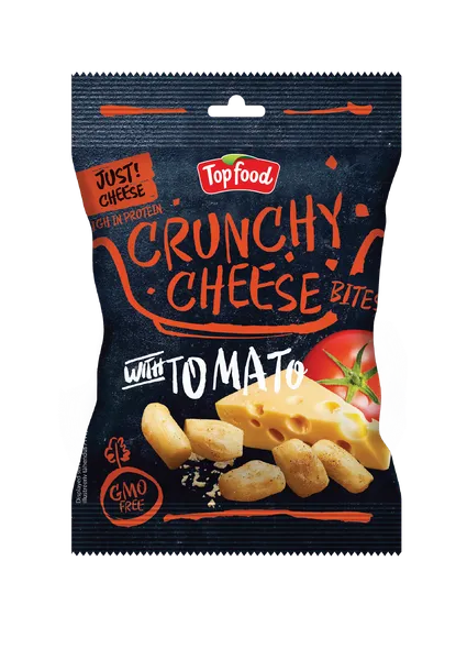 Kraukšķīgs siers TOP FOOD, tomāts, 25 g