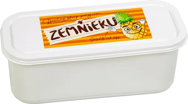 Krējuma saldējums ar ananāsu garšu, 5L/2.5kg