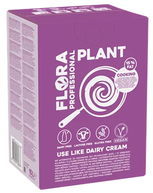 Krēms kulinārijai FLORA PROFESSIONAL uz augu bāzes, 15%, 10l