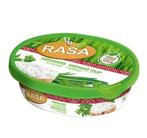 Krēmsiers ar zaļumiem un garšaugiem 62.5% 180g, Rasa