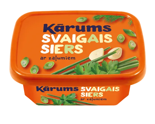 Krēmsiers KĀRUMS, ar zaļumiem, 175g