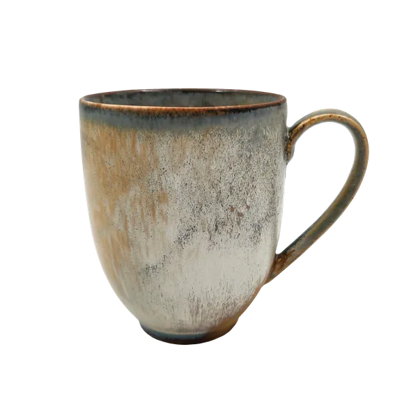Krūze ALUMINA SAND FLOWER, porcelāns, 400 ml, D 8,5 cm, H 10,5 cm, 1gab