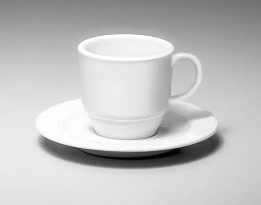 Krūze ar apakštasīti EUROPA, porcelāna, M1290, 100ml, 6gab