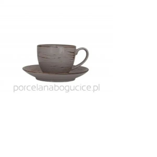 Krūze NOSTALGIA Popiel, ar šķīvi, porcelāns, 300 ml, D16cm, gab