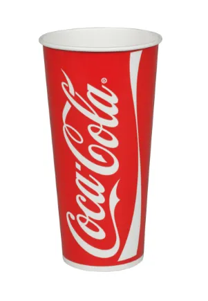 Krūzīte ABENA Coca-Cola, D9x17cm, 500ml, sarkana, kartons/PE, 50gab 0.624kg