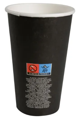 Krūzīte karstajiem dzērieniem Premium, ABENA Gastro, D9x13,6cm 480ml, balta, kartons/PE,50gab 0.675k