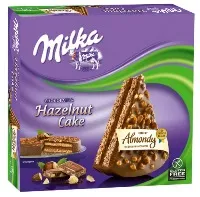 Kūka MILKA ar lazdu riekstiem 400g, sald.