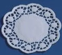 Kūku paliktņi, apaļi, D 25 cm, balti, 0.182kg, 100 gab