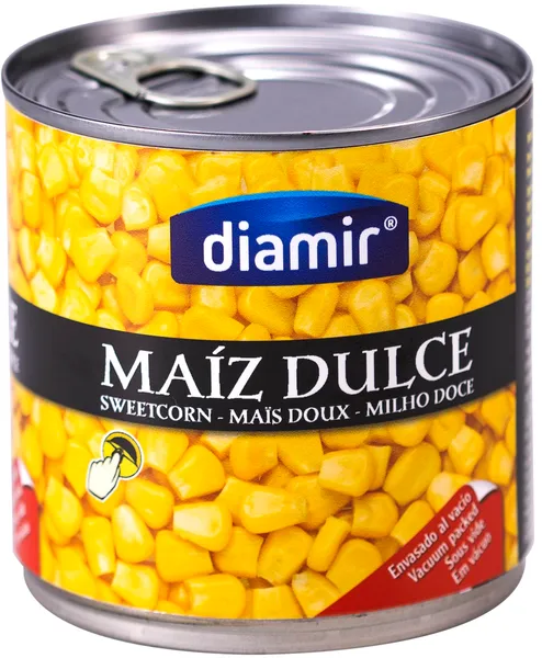 Kukurūza konservēta DIAMIR, 340g/285g