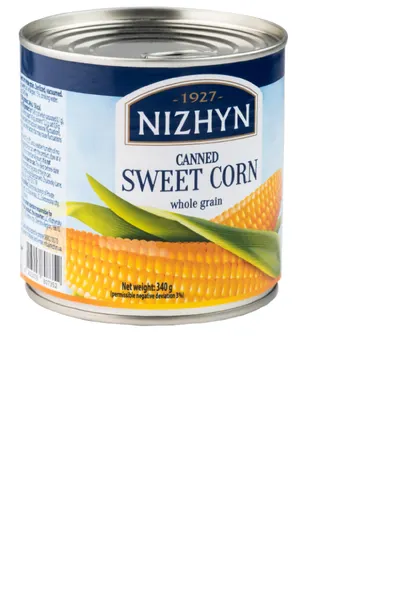 Kukurūza konservēta NIZHYN, 340g/255g