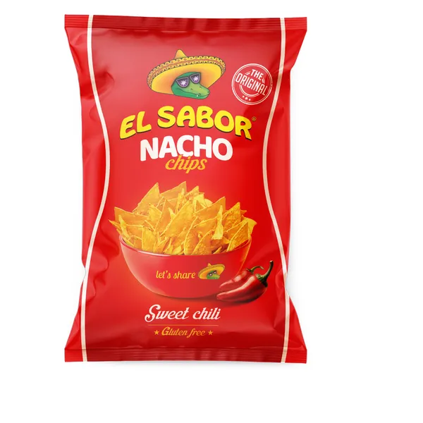 Kukurūzas čipsi EL SABOR ar čili garšu, 100g