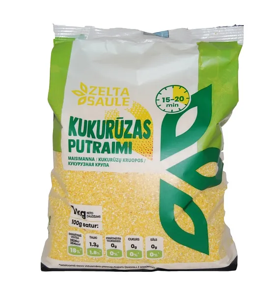 Putraimi kukurūzas Zelta Saule 1kg