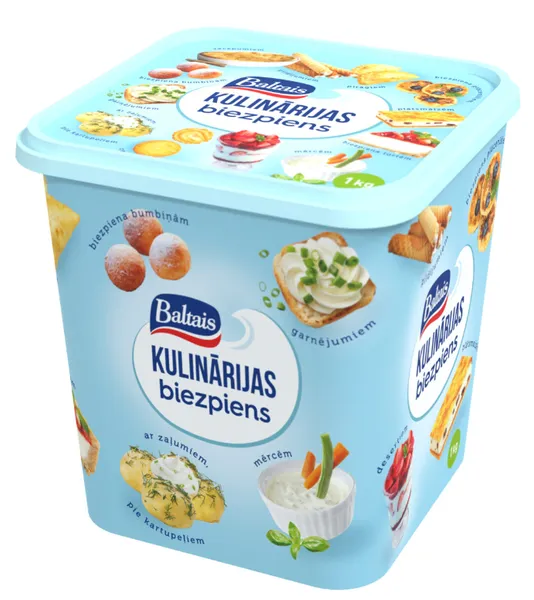 Biezpiens Baltais kulinārijas 1kg