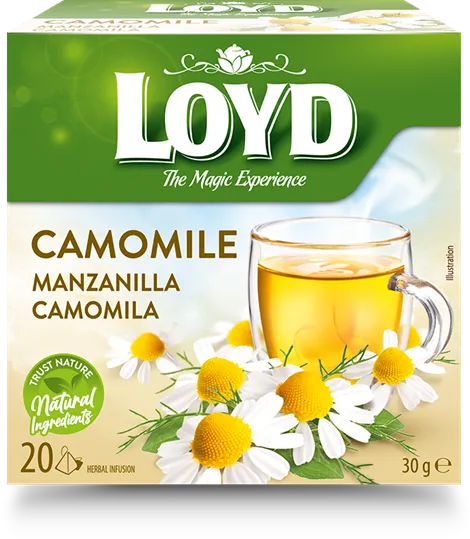 Kumelīšu tēja LOYD Pyramids HERBAL 20 x 1,5 g