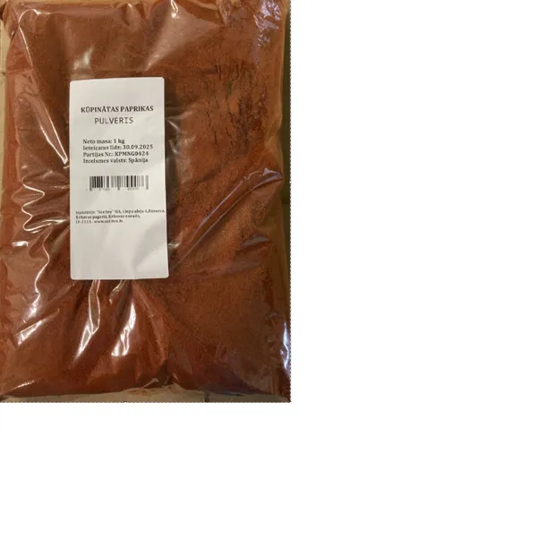 Kūpinātas paprikas pulveris, 1kg