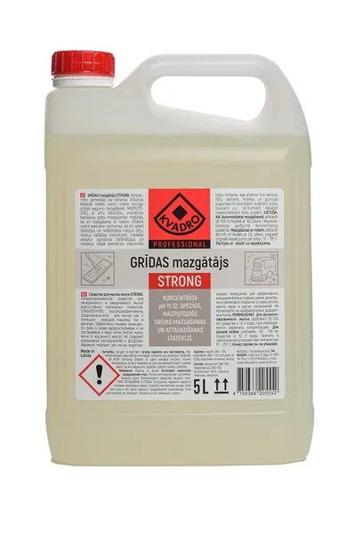 KVADRO PRO Grīdas mazgāšanas līdzeklis strong STRONG, koncentrāts, 5l