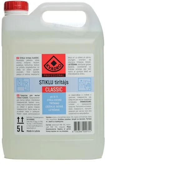 KVADRO PRO Stiklu tīrītājs, koncentrāts, 5l