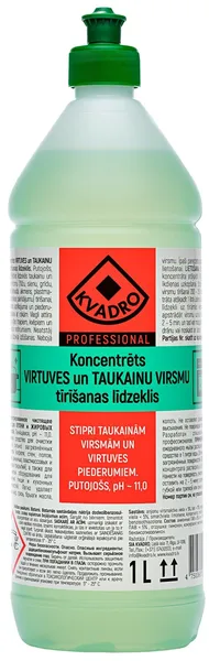 KVADRO PRO Virtuves un taukainu virsmu tīrītājs, koncentrāts, 1l