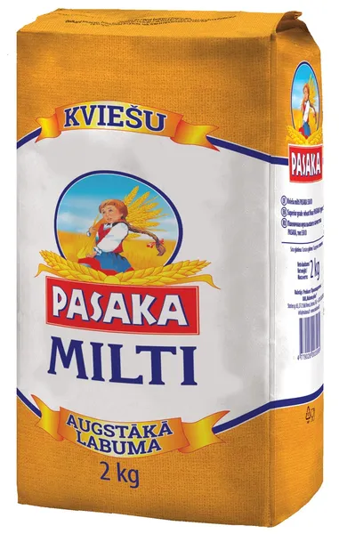 Kviešu milti PASAKA, 550D, 2kg