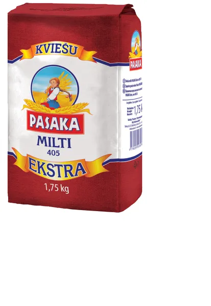 Kviešu milti PASAKA Premium, 405D, 1.75kg