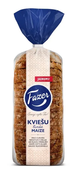 Kviešu tumšā maize 450g, Fazer