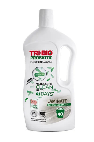 Laminēto grīdu mazgāšanas līdzeklis TRI-BIO BIO, 0.84l