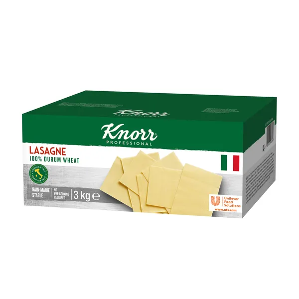 Lazanjas plāksnes KNORR Professional, 3 kg