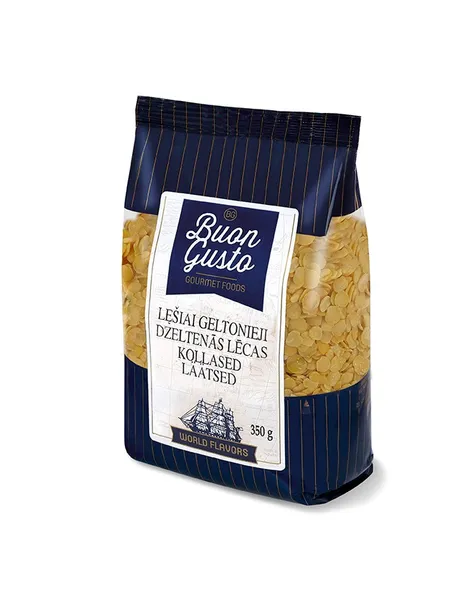 Lēcas dzeltenās BUON GUSTO, 350g